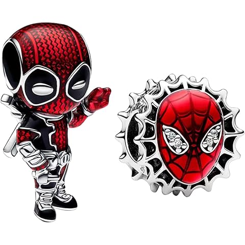 MITSOKU Cartoon Animals Charm for 925 Sterling Silver for Women's Bracelets & Necklaces Mouse safety chain Mouse Positioning Buckle Dangle Pendant for Christmas Day Mother's Day Jewelry