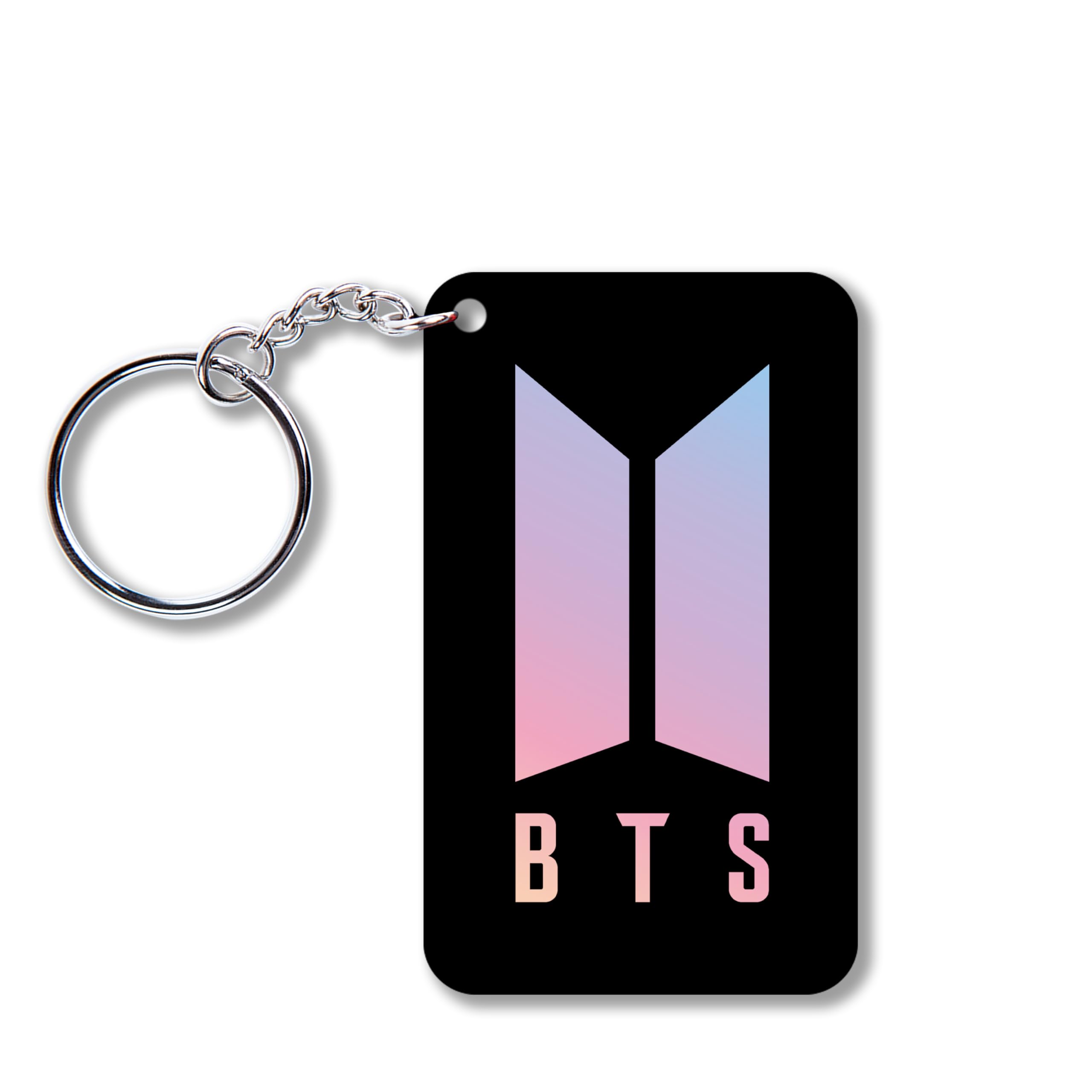 Premium BTS Logo (K-pop Fan BTS Army) Printed Key chains