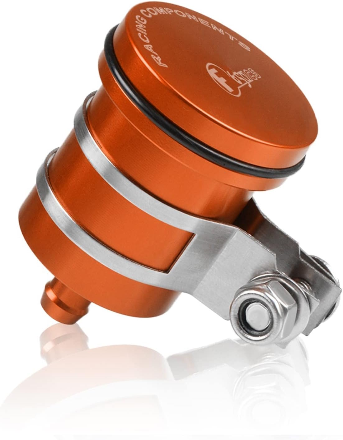 Tylny Kubek Oleju Uniwersalny CNC Motocykl Zbiornik Płynu Hamulcowego Zbiornik Sprzęgła Cylinder Główny Puchar Oleju Dla B F650CS SCARVER 2003 2004 F 650 CS(POMARAŃCZOWY)