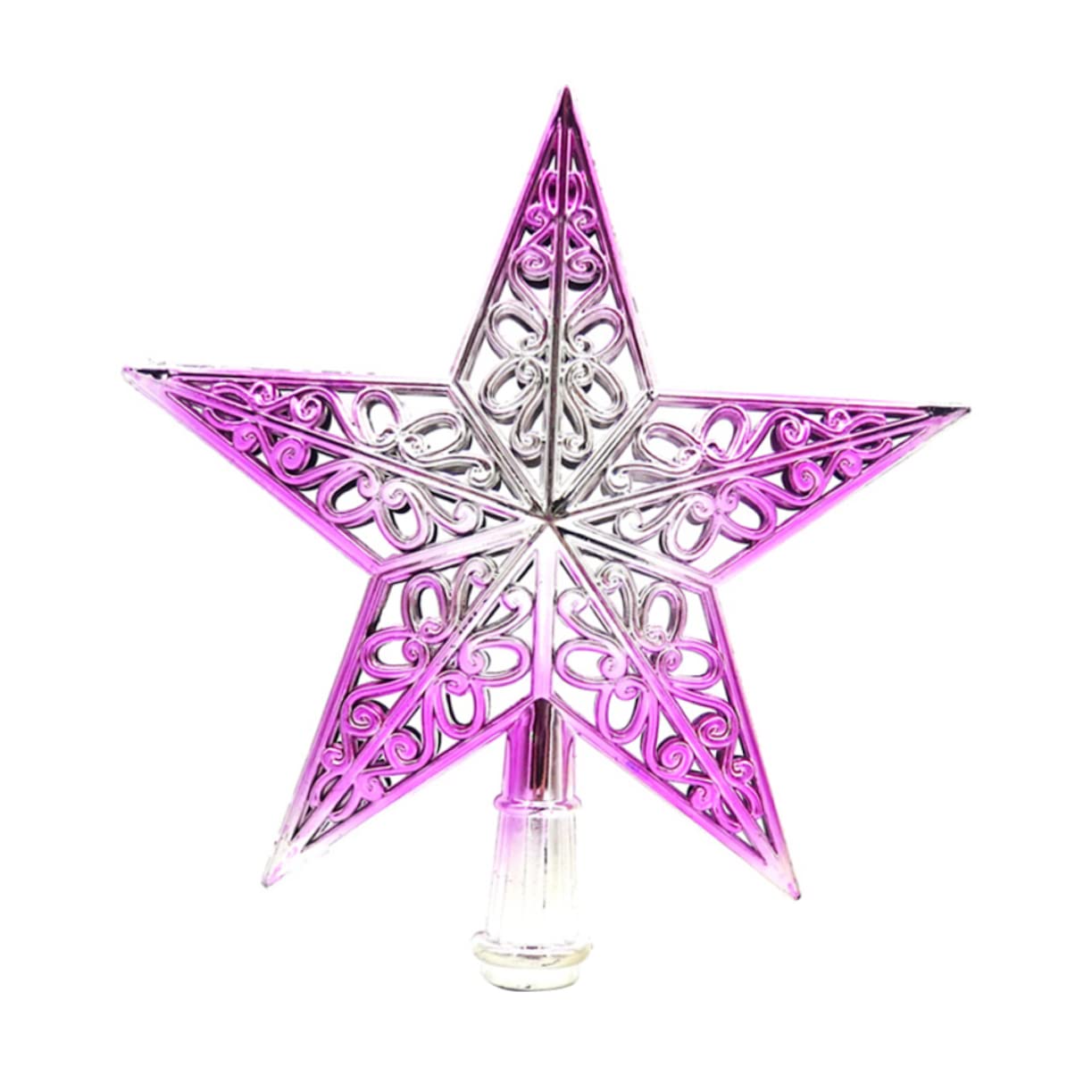 ABOOFAN 9stücke Teiliges Weihnachtsbaum Sternspitze Glitzernde Christbaumspitze Aus Hochwertigem Dekoration Für Festliche Anlässe Farbverlauf Bruchsicher