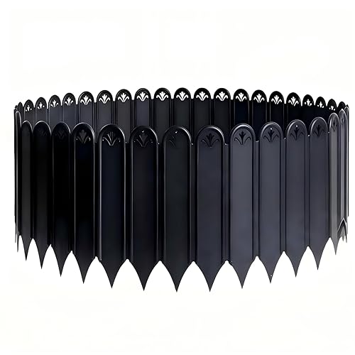 Landscape Edging - 30pcs Plastic Garden Fence Edging,Single Piece Garden
