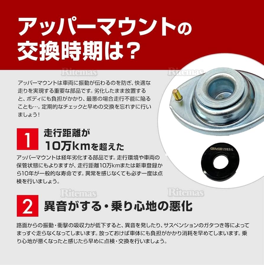 スズキ MRワゴン MF22S 日産モコ MG22S アッパーマウント交換部品 スズキ MRワゴン MF22S 日産モコ MG22S アッパーマウント交換