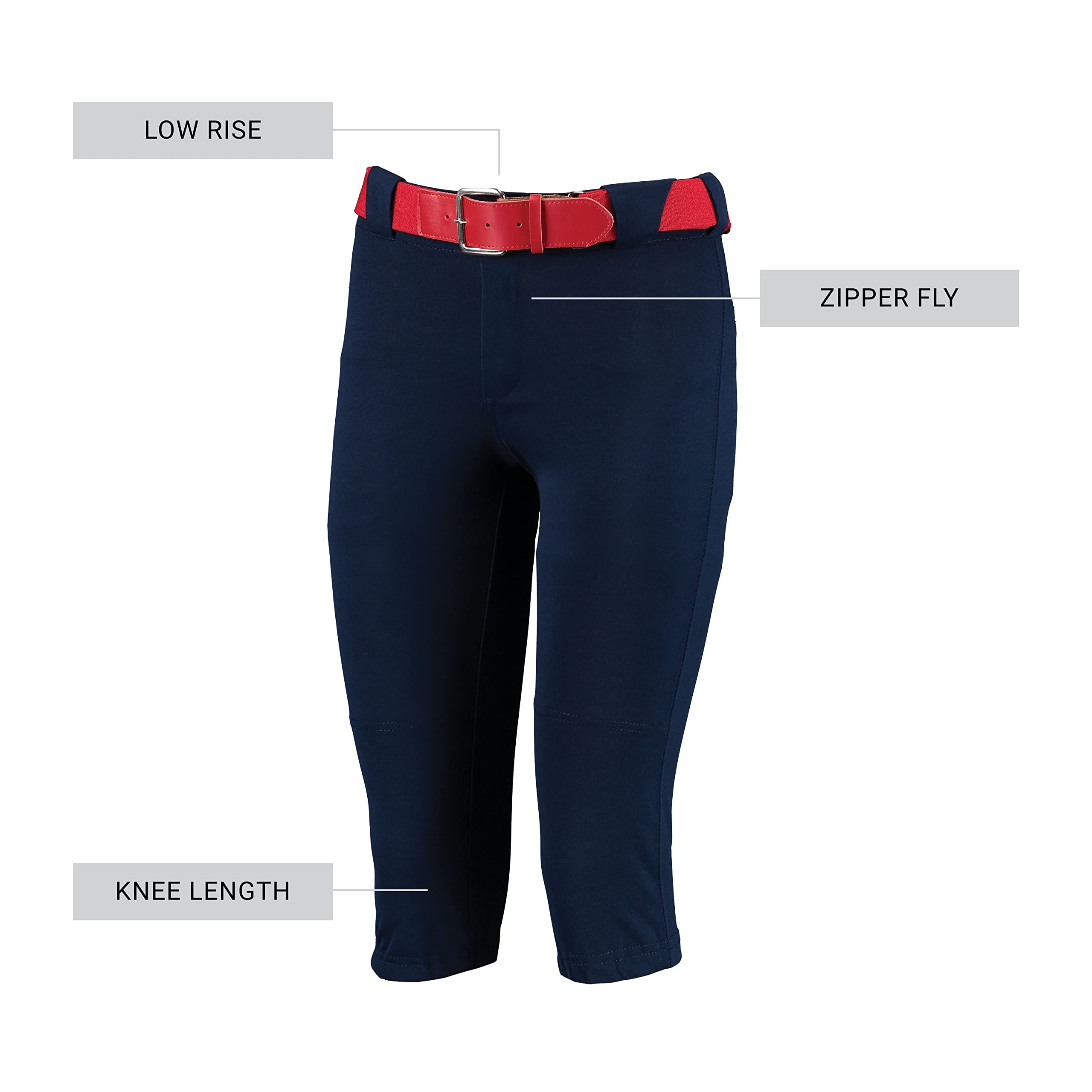 Russell Athletic Herren Hose Mädchen Softball mit Niedriger Leibhöhe