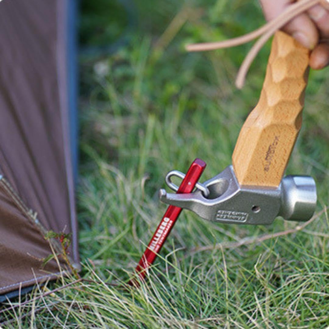 ペグハンマー コンパクト タープテント ハンマー 名栗加工 ステンレス 設営