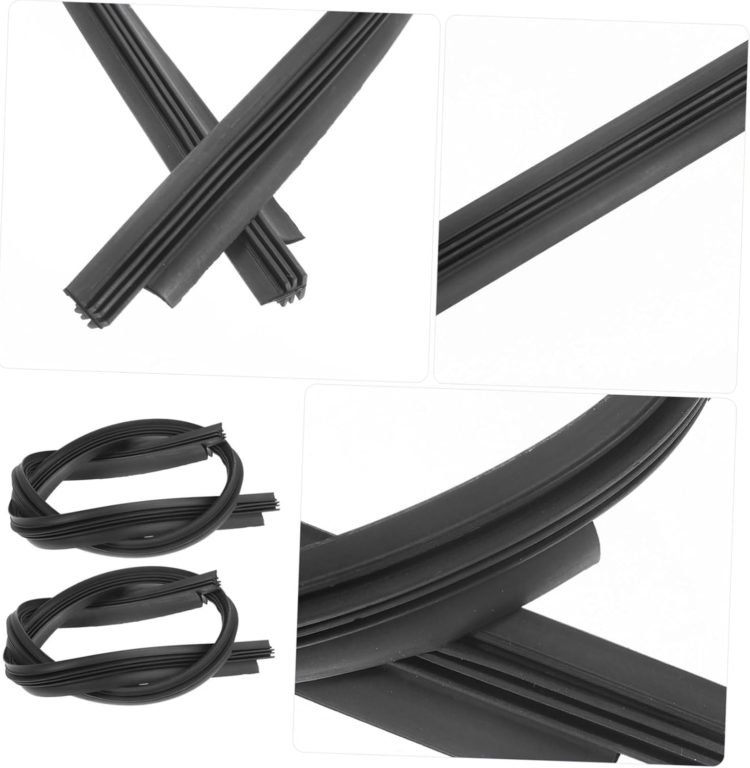 Replacement Wiper Refills for Windshield 2pcs Plastic Wiper Strip Universal Car Wiper Blades