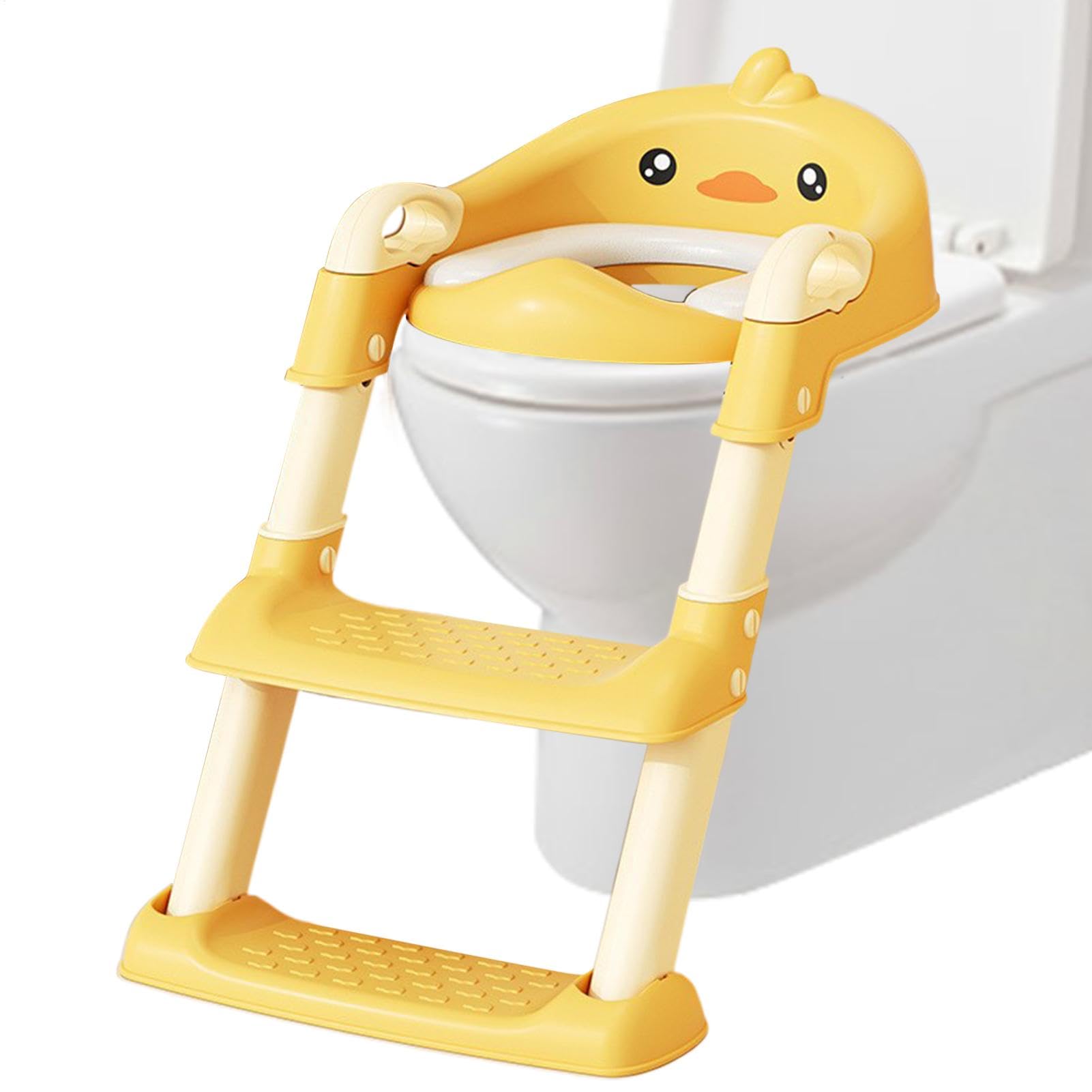 WC Addestramento Scaletta Ergonomica Bambini Con Disegni Cartoon | Antiscivolo Bagno Bambini Comodi E Set Riduttore Scaletta Portatile Per Casa Hotel Viaggio