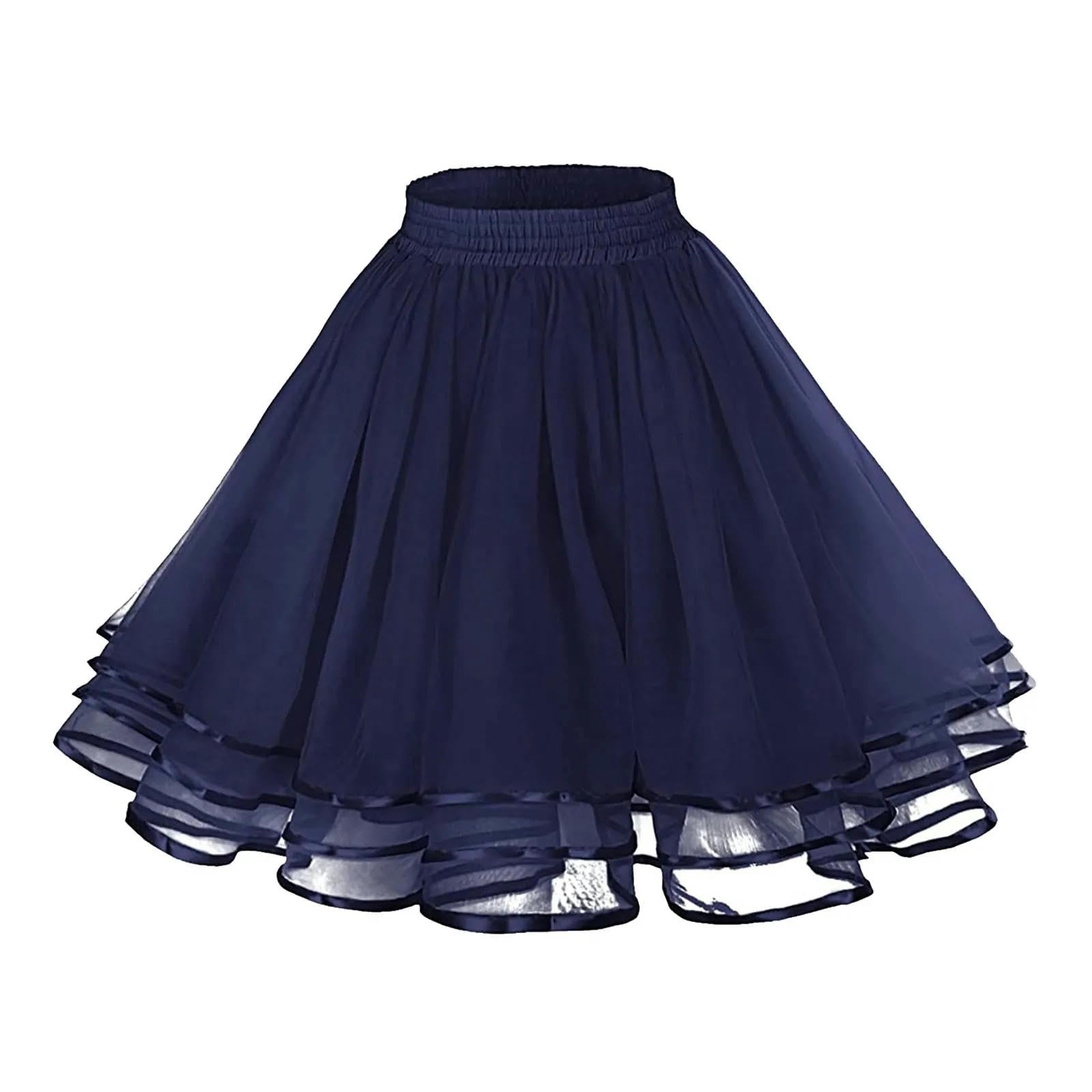 Gonna Mini Gonne Casual A Vita Elastica da Donna con Gonna Corta Gonfia per Donne Gonne per Donne