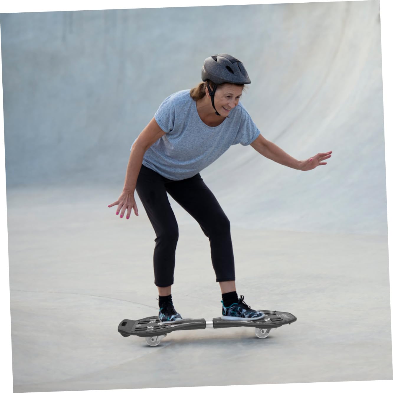 Patineta Giratoria Ruedas Brillantes de 360 Grados para Adultos