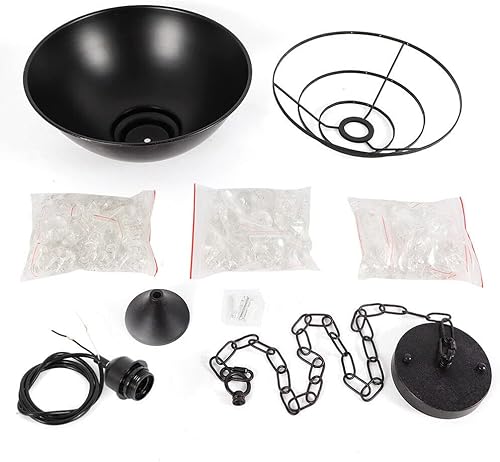 Miniatura 4 de Lámpara colgante de cristal industrial de hierro forjado vintage retro colgante luz rústica colgante LightMetal colgante lámpara de techo para isla