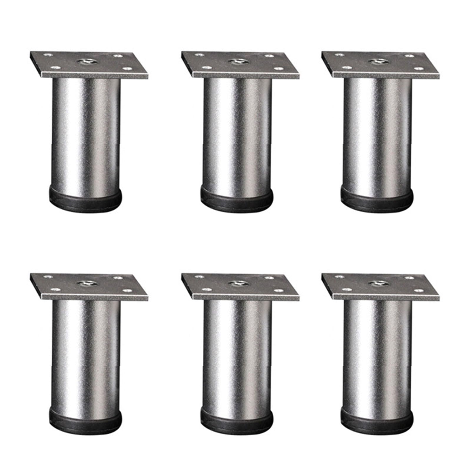 BWANGIAO 6pieces Adjustable Bed Risers With Antislip Base Load-Bearing Replacement Leg Furniture Leg Extenders for Beds And Tables