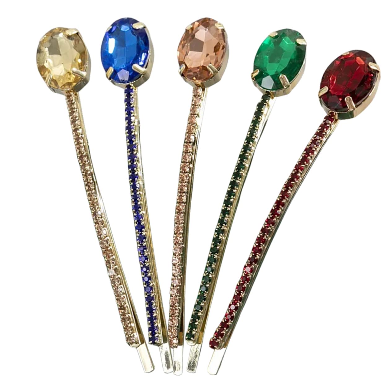 Healeved 25stücke Teiliges Haarklammern Mit Kristallen Und Strasssteinen Für Frauen Elegante Haarspangen Champagner Und Hellgelb Für Tägliche Outfits Und Besondere Anlässe