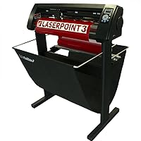 Vista 2 de Nuevo 34" Cortador de Vinilo LaserPoint 3 (LP3) con ARMS Contour Cutting, Stand and Basket - USCutter