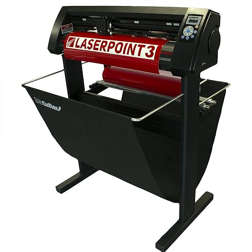 Miniatura 2 de Nuevo 34" Cortador de Vinilo LaserPoint 3 (LP3) con ARMS Contour Cutting, Stand and Basket - USCutter