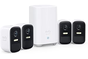 eufy Security, Wireless Home Security System, 180-Day Battery Life, 1080P HD, IP67,...