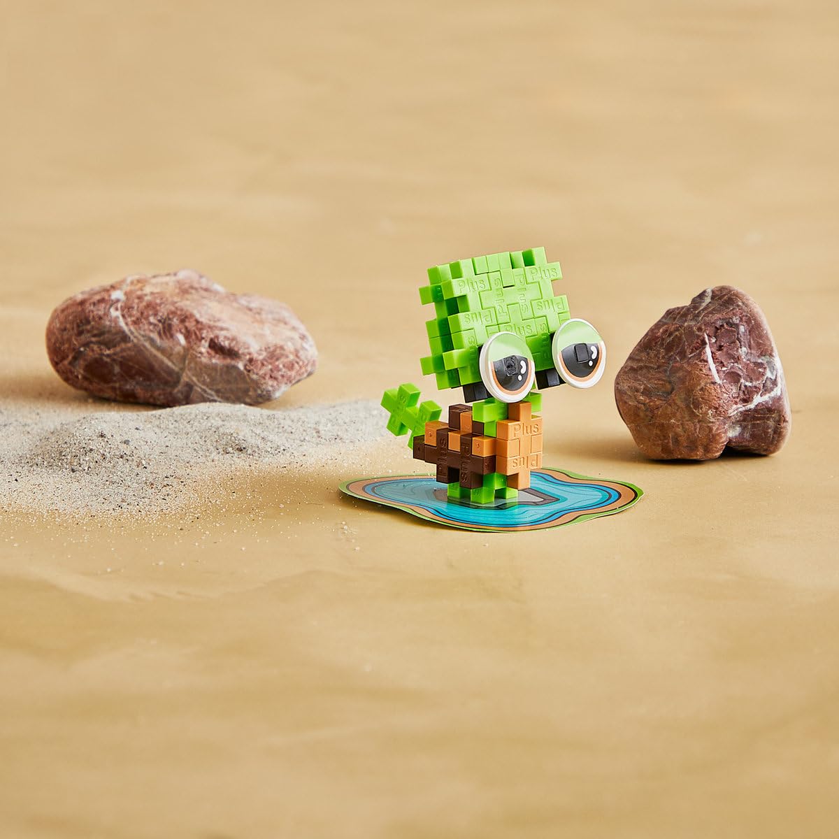 PLUS PLUS Building Blocks Toy, Pets Pack Bundle, 6 Packs Include Adoring Axolotl, Bashful Bunny, Tired Turtle, Curious Cat - Image 2