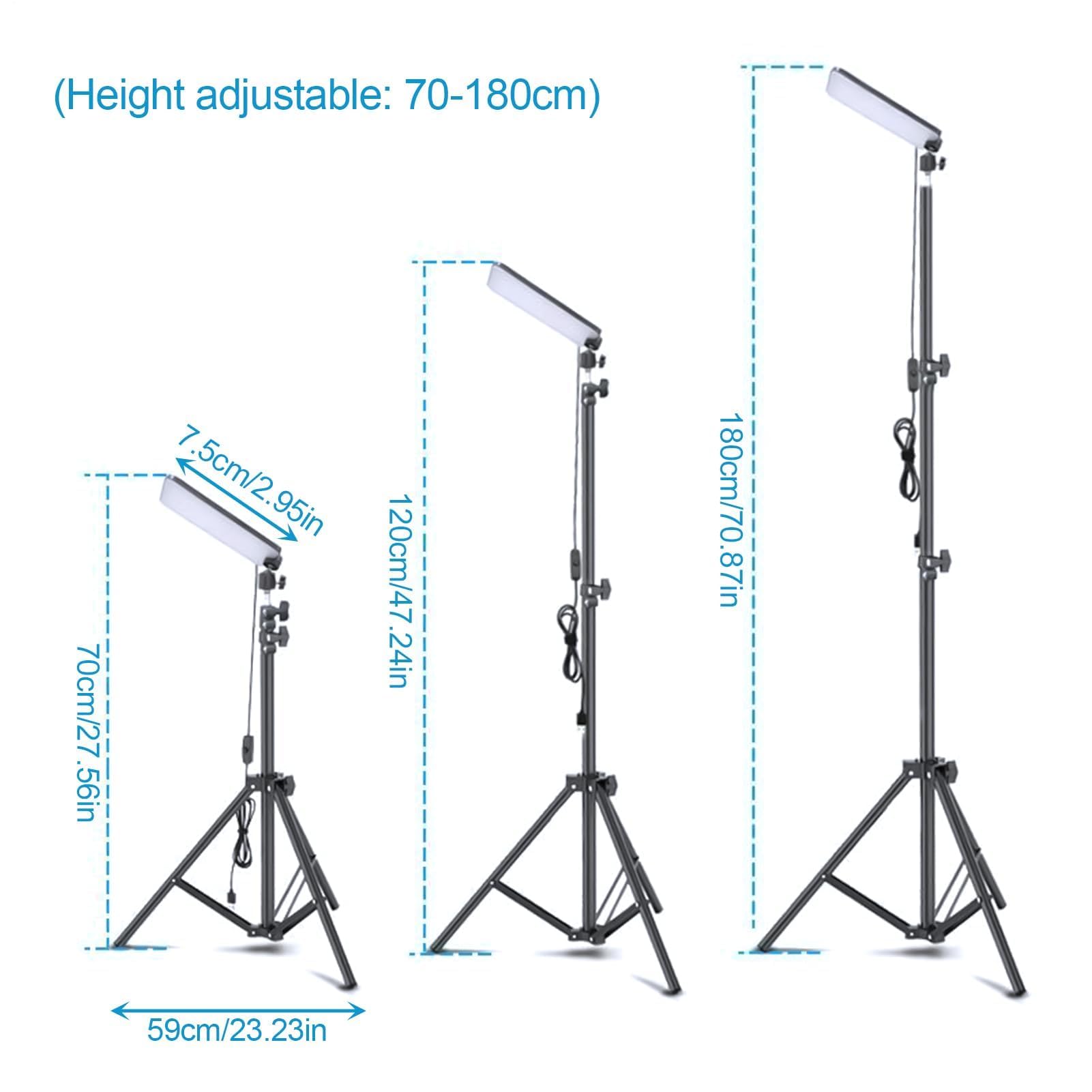 Lanterna da campeggio con supporto telescopico, luce esterna ad alta luminosità per pesca, tende a baldacchino, officine, uso interno e spiaggia