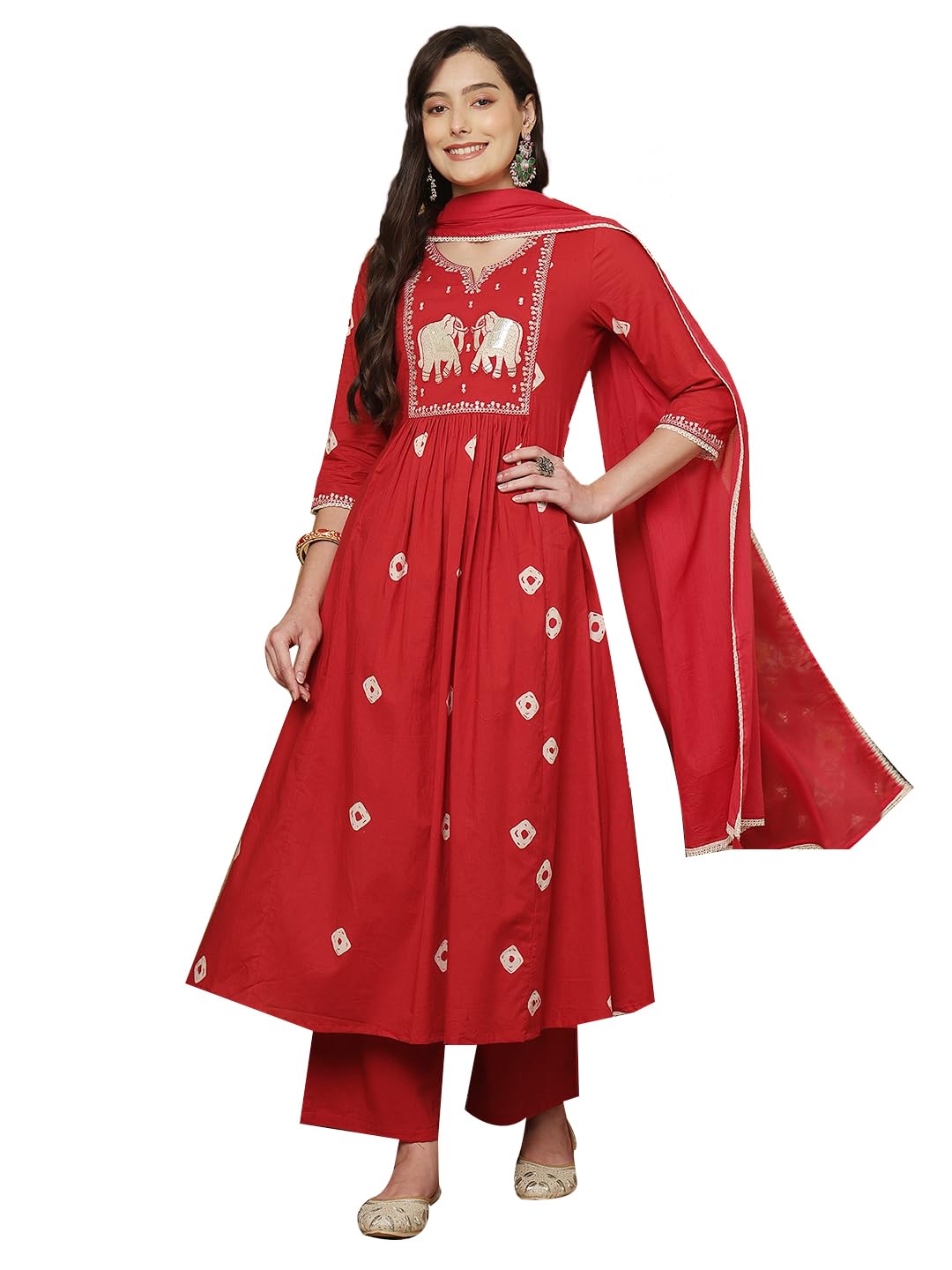 Women Kurta Bottom Dupatta Set-image-0