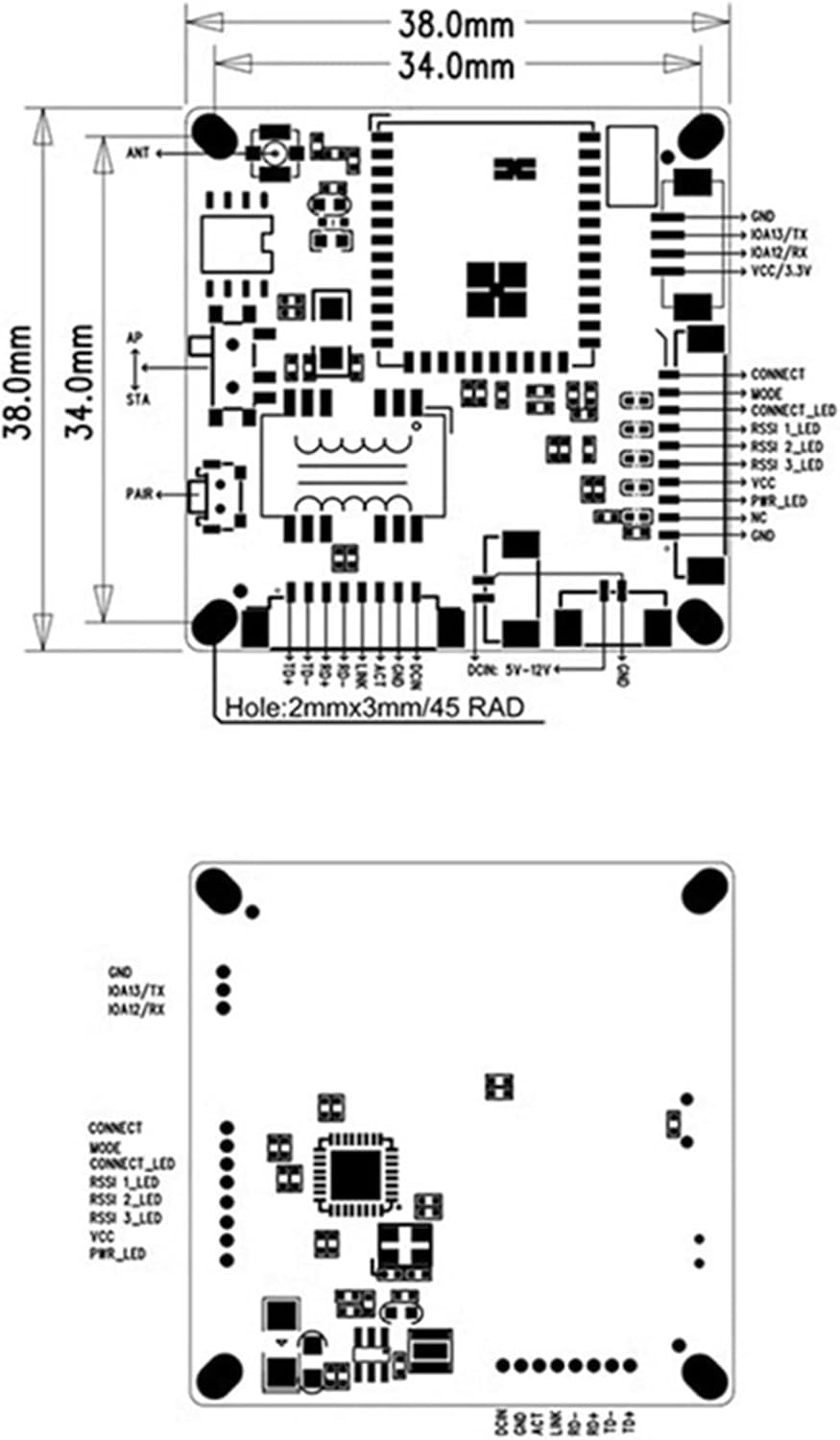 Image Data Transmission 802.11AH Low-Frequency Module