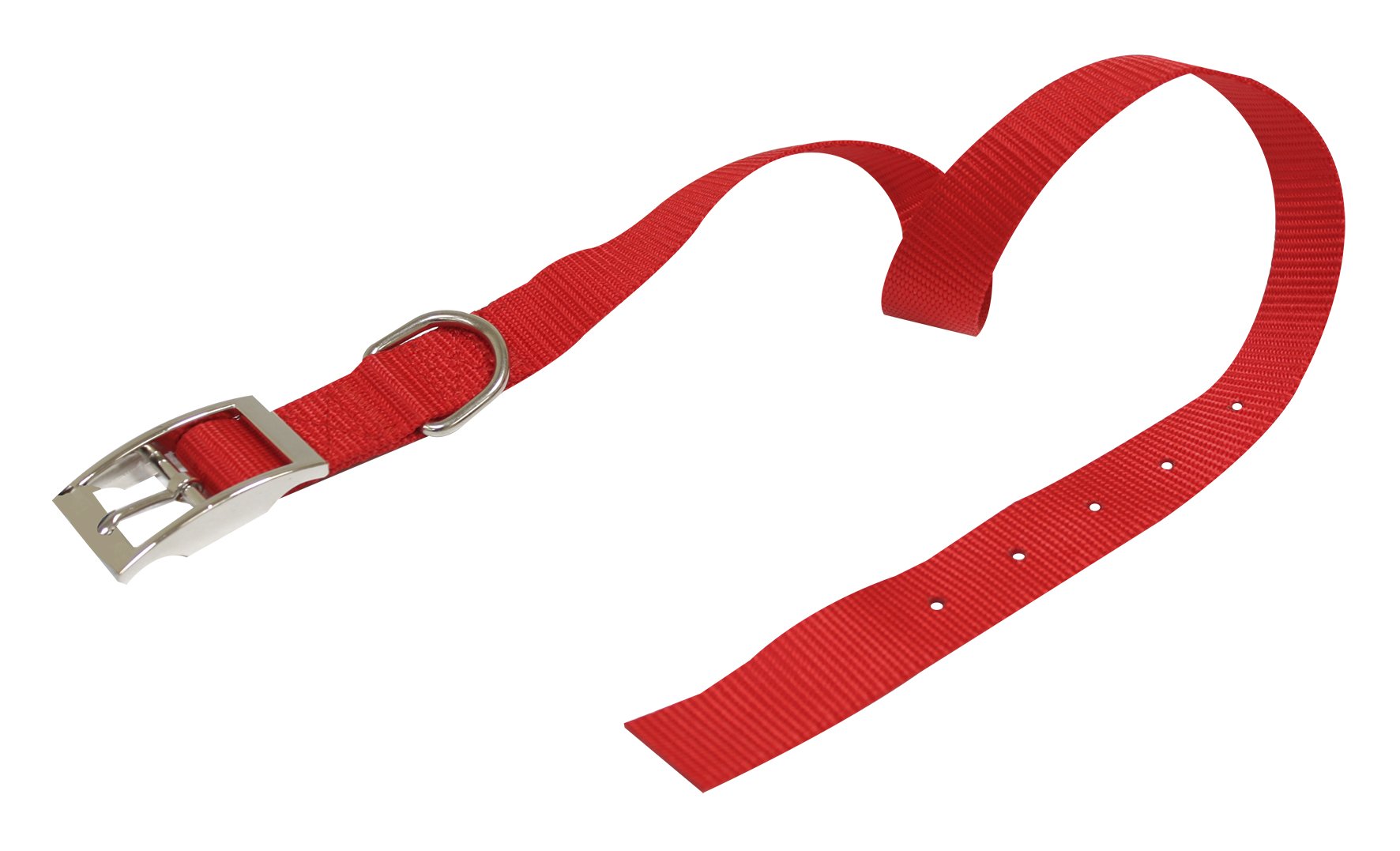 Croci Nylon Collar, 10 X 330 mm, Red