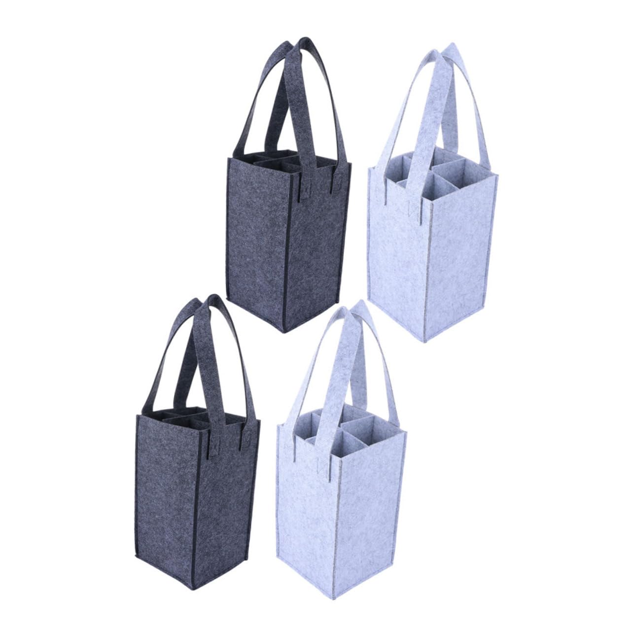 SOLUSTRE 4pièces Pochette pour Bouteille De Vin Transporteur pour Bouteilles De Vin pour Pique-, Voyage Ou Plage