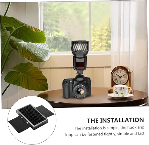 Miniatura 6 de 3 unids Accesorio Flash Spot Filtro Honeycomb Grid Softbox Reflector Control de Luz para Cámara