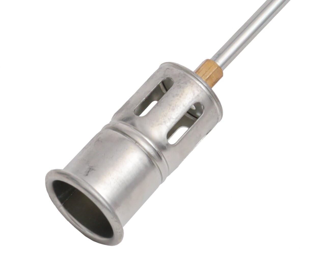 ROTHENBERGER Industrial Anwärmbrenner Eco 47 | Gasbrenner | Abflammgerät | Unkraut Vernichter | Bitumenbahnen schweißen | Brennerkopf 47 mm | inkl. 3m Propan Gas Schlauch 1500004669