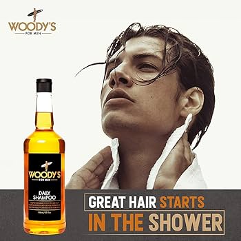 Amazon.com : Woody's Daily Shampoo for Men – Sulfate-Free