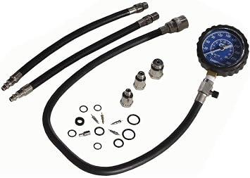 OTC 5606 Compression Tester Kit - Ideal Kit for Compression Testing on Gasoline Engines, Including Domestic/Import Cars, Trucks, Suvs, and Vans, Motorcycles, ATVs/UTVs, Watercraft, and Small Engine