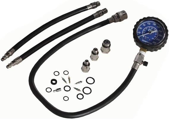 OTC 5606 Compression Tester Kit - Ideal Kit for Compression Testing on Gasoline Engines, Including Domestic/Import Cars, Trucks, Suvs, and Vans, Motorcycles, ATVs/UTVs, Watercraft, and Small Engine