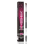 KESHIMA Eyebrow Brush Duo - Premium Angled Eye Brow Brush & Spoolie - Precision Eye Makeup Tool for Applying & Blending Powder, Gel & Liquids