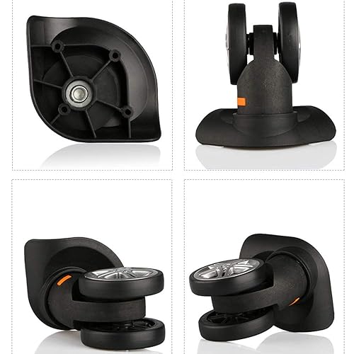 Miniatura 6 de (DL-W174#) Ruedas giratorias conectadas silenciosas para ruedas de equipaje de repuesto Desgaste silencioso barra de dibujo caja DIY (2 piezas/juego)