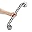 AmazerBath Grab Bars for Bathtubs and Showers Anti Slip, Shower Grab Bars for Seniors Stainless Steel, Handicap Grab Bars, Bath & Shower Grab Bars, Thickened Bar Holds 500LBS, 20 L x 1.25 D