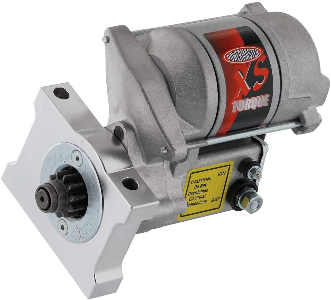 Powermaster 9510 Starter, XS Torque, 4.4:1 Gear Reduction, Natural, Oldsmobile / Pontiac V8 1965-81, Each