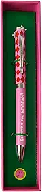 CANETA PREMIUM POSITIVE VIBES LOSANGO CORPO EM METAL ESTOJO C/1 UND LEO ARTE