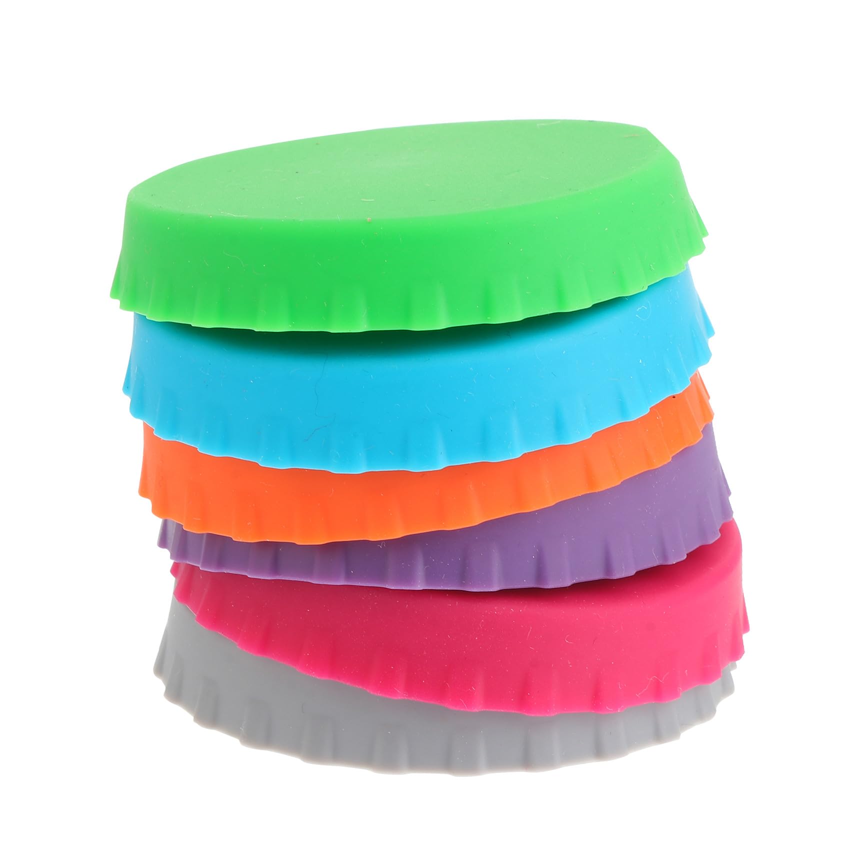 Coperchi in Silicone per Lattina Bevande 6 Pezzi Riutilizzabili
