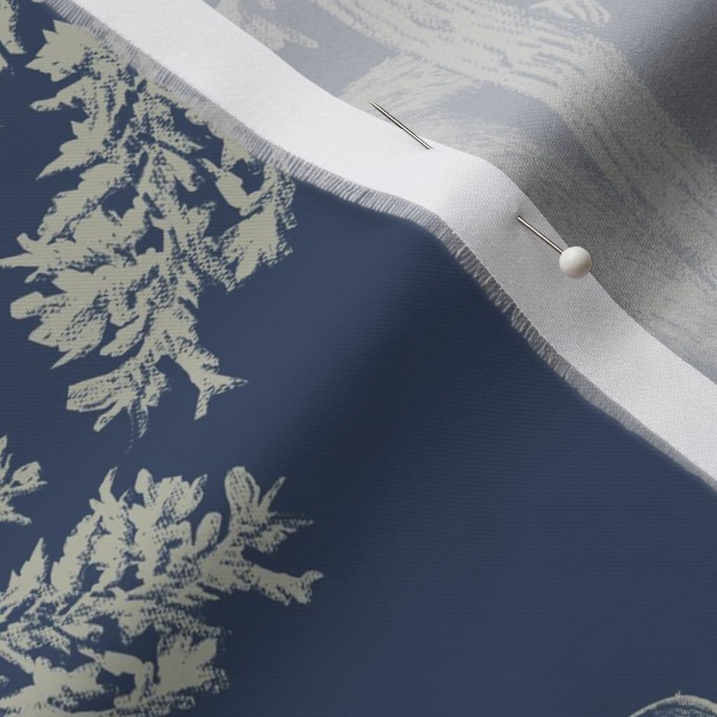 Spoonflower Fabric - Bigfoot Sasquatch Cryptozoology Cryptid Skunk Ape Forest Monster Printed on Organic Cotton Sateen Fabric by The Yard - Sewing Quilting Apparel Home Decor