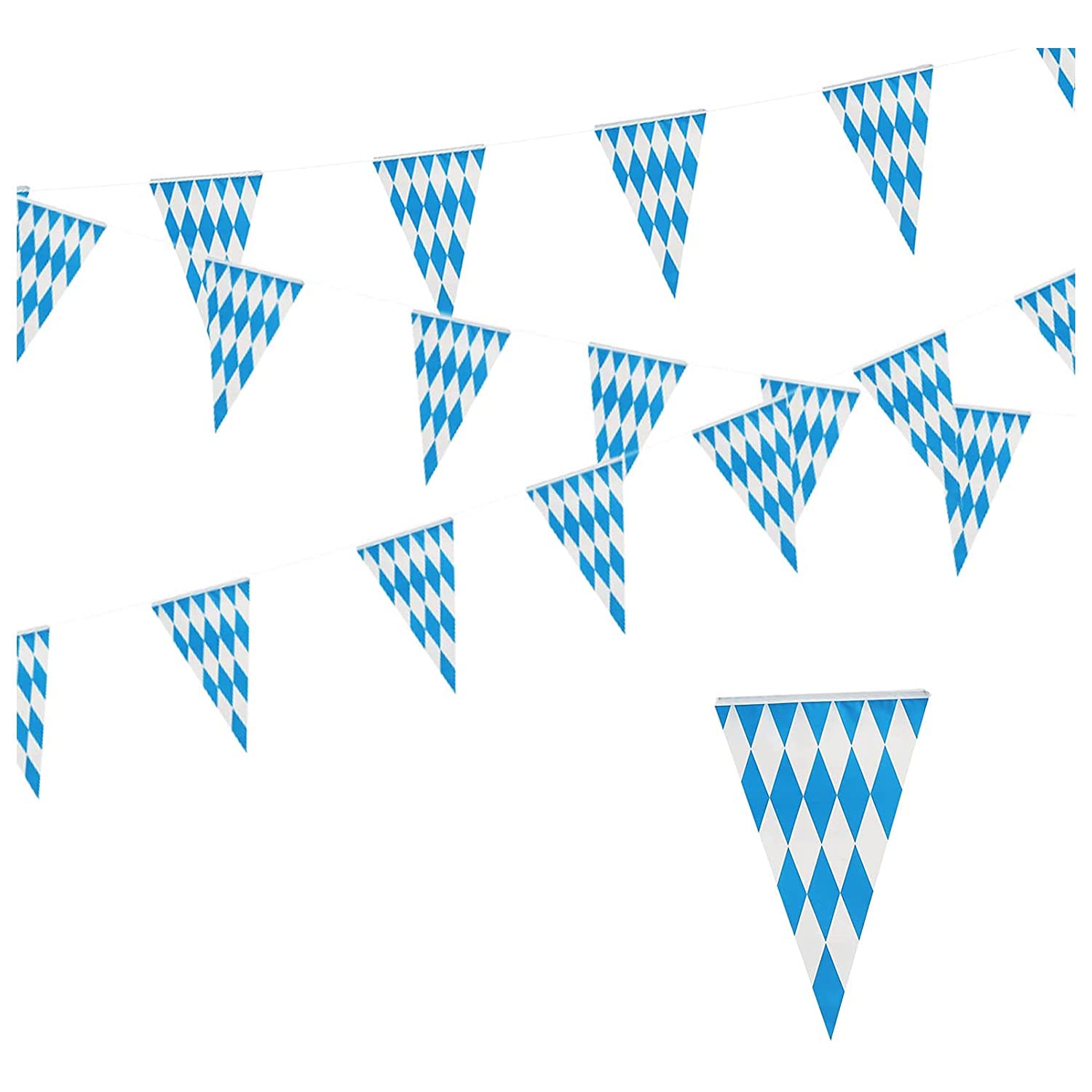 CTRLZS 10M Bavarian Garland Decoration Oktoberfest Decor Party Oktoberfest Pennant Bavarian Banner Photo Prop