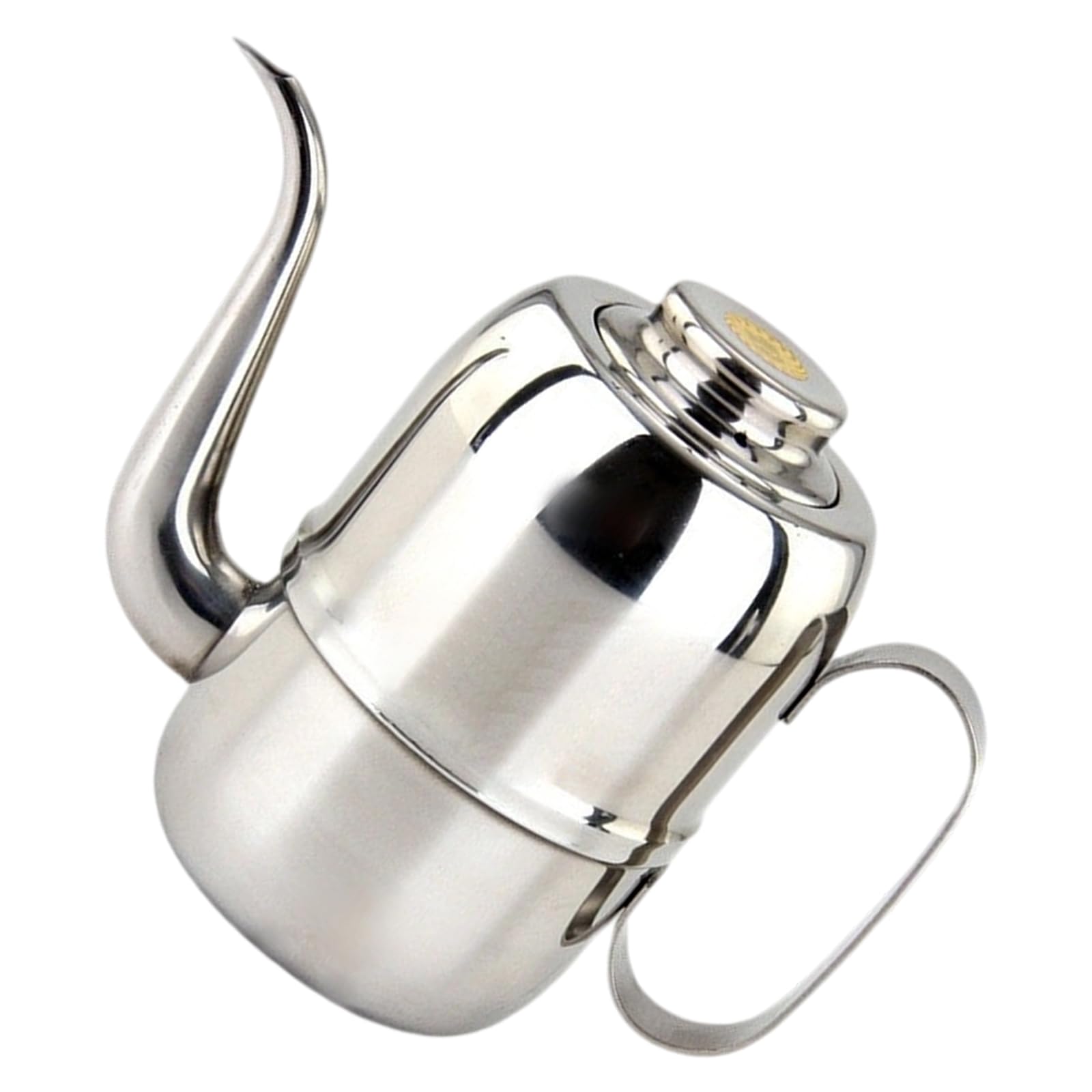 Kaeltsyn Stainless Steel Accurate Oil Vinegar Dispenser Bottle for Kitchen Seasoning Storage Practical Liquid Seasoning Pots Stainless Steel Vinegar Bottle Oil