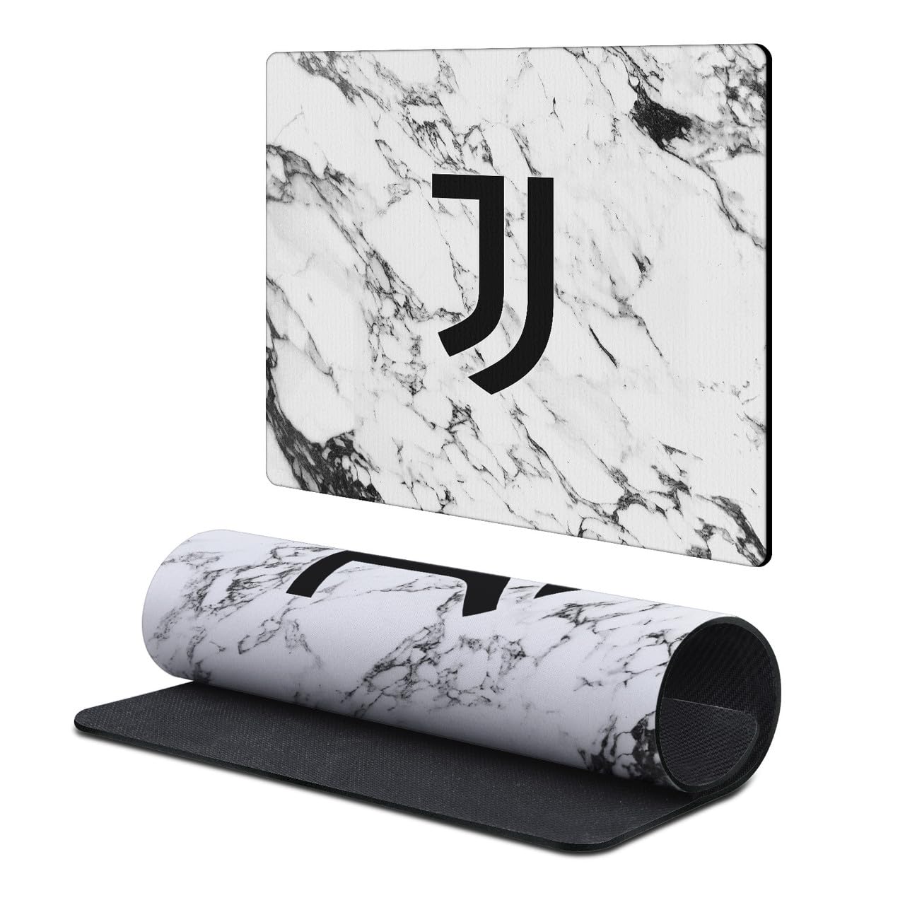 Head Case Designs Officially Licensed Juventus Football Club White Marble Crest Logo 9.84 x 11.81 x 0.12 inches (250 x 300 mm) - S Gaming Office Desk PC Keyboard Mouse Mat Pad