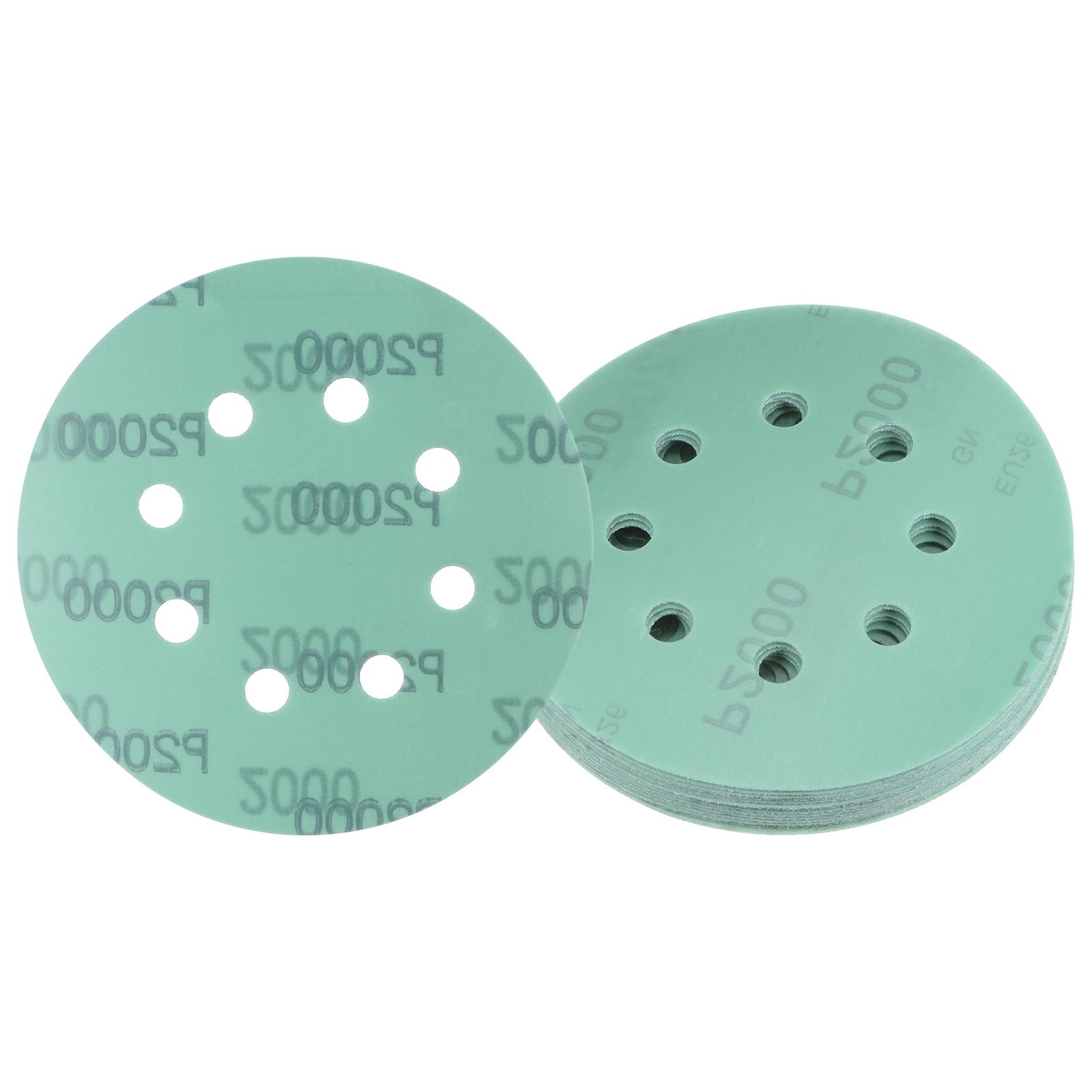 Kozelo 15pcs Green Film Sanding Discs