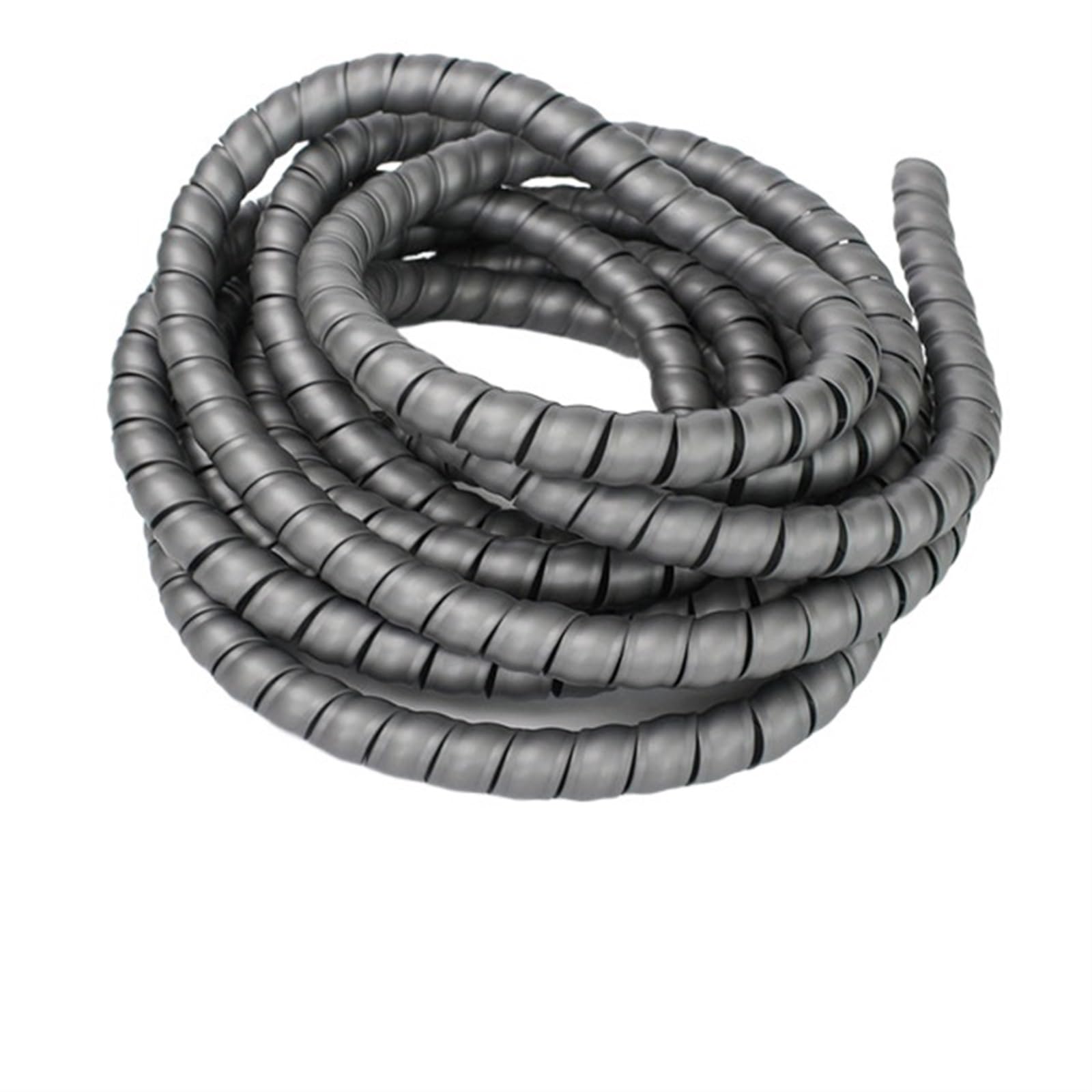 Gaine spiralée pour câbles, Gaine de câble spirale for organisateur câbles, gaine protection for tubes 8 à 50 mm, 1 m, 2 et 24, multicolore(Grey,25mm)