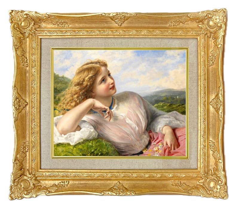 Amazon.co.jp: 世界の名画 ソフィーアンダーソン ひばりの歌ジクレー