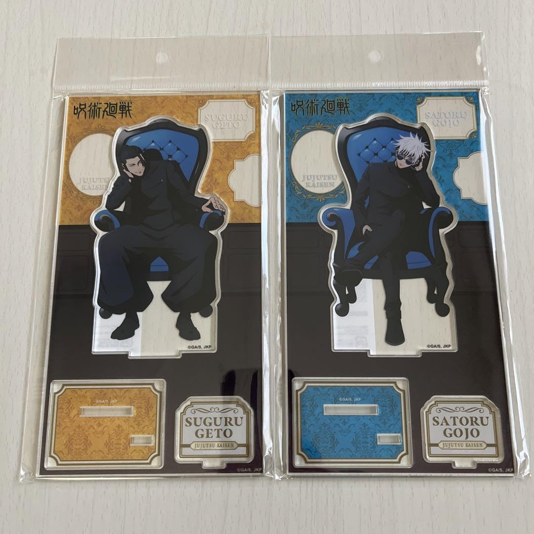 呪術廻戦プラザ　アクリルスタンド　Chairシリーズ3種　五条悟 Pochimart】呪術廻戦限定 アクリルスタンド ～Chair:Blue