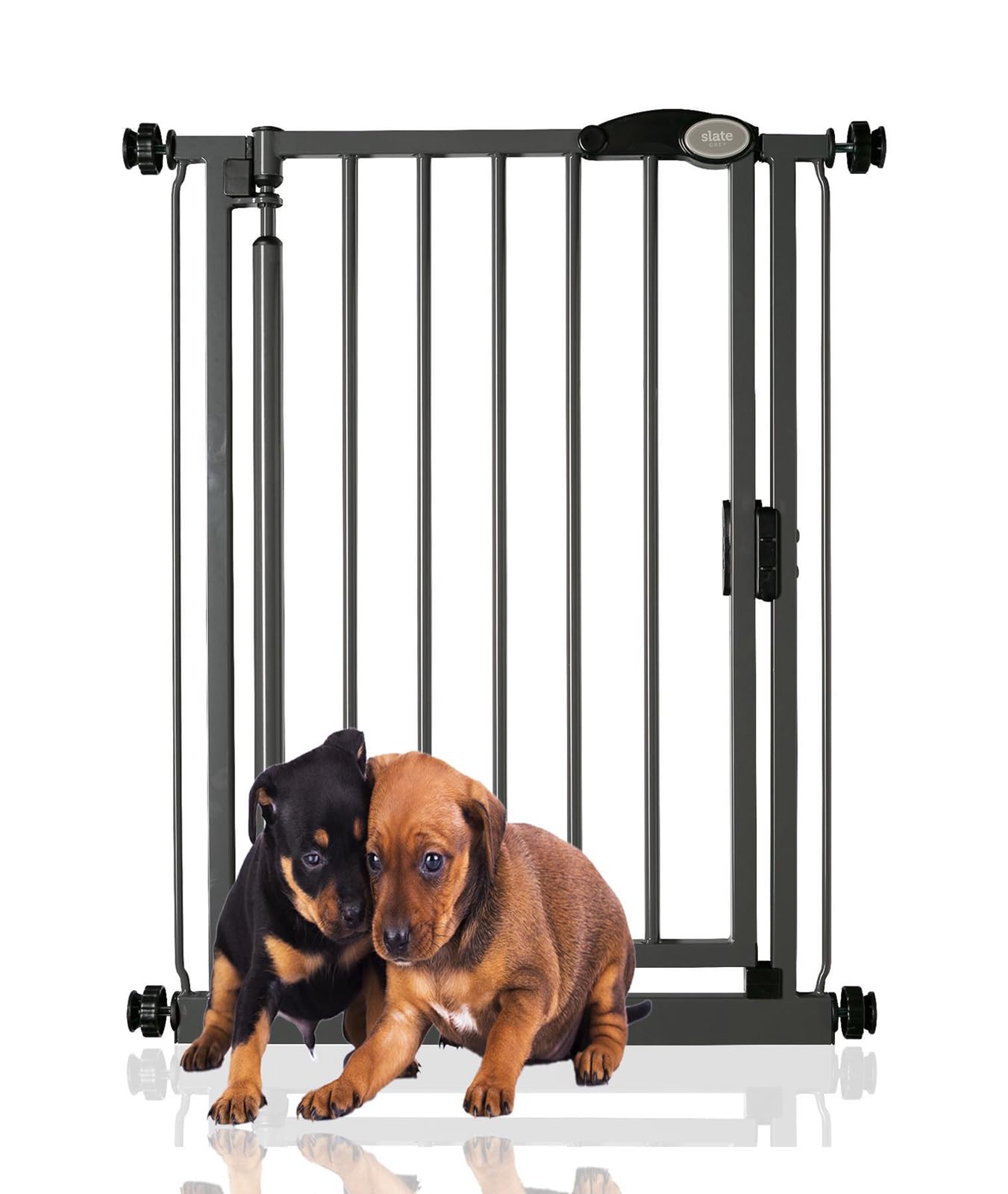Bettacare Auto Close Pet Gate, 75cm - 82cm, Matt Black, Pressure Fit Stair Gate for Dog & Puppy, Safety Barrier for Doors Hallways and Spaces, Easy Installation — view 18