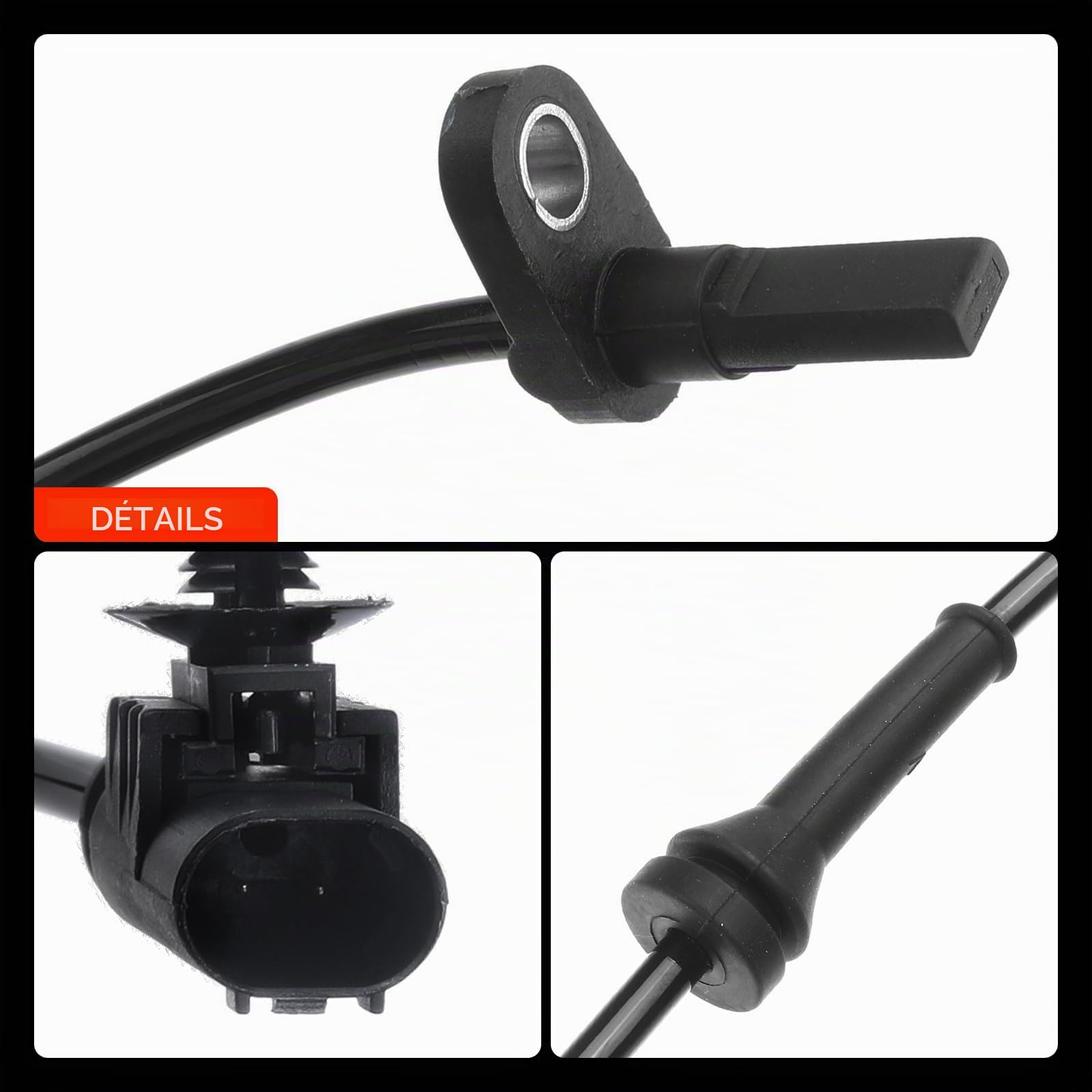 Frankberg Capteur ABS de vitesse de roue avant 895420H010 | Compatible avec: 23h07 PN, C1 PM PN, Aygo B1