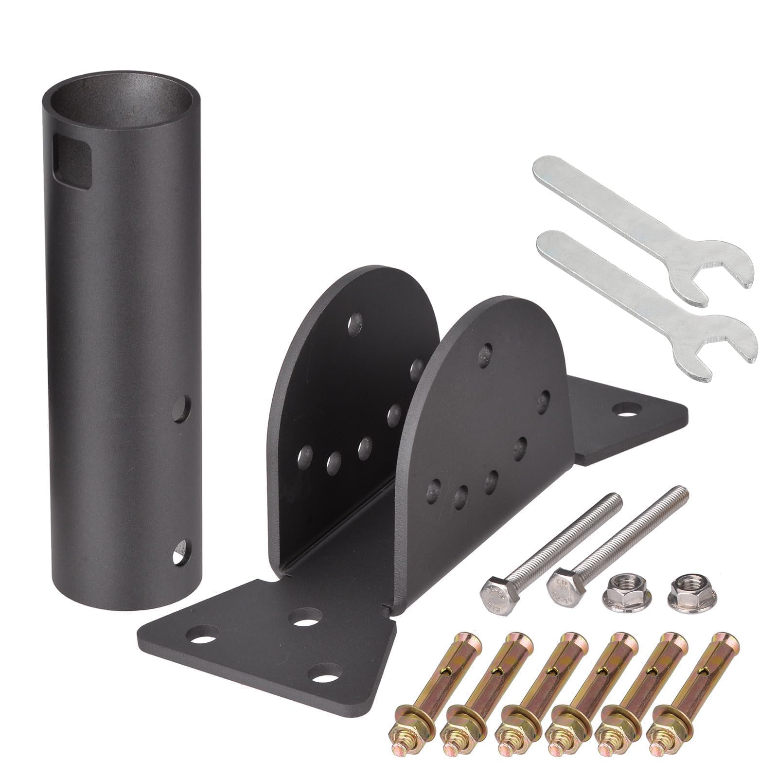 Bingfu Soporte Robusto y Más Grueso para Antena Parabólica de Internet por Satélite Starlink Gen2 V2 - Kit de Montaje en Poste de Pared Resistente con Accesorios de Soporte de Angulo Ajustable