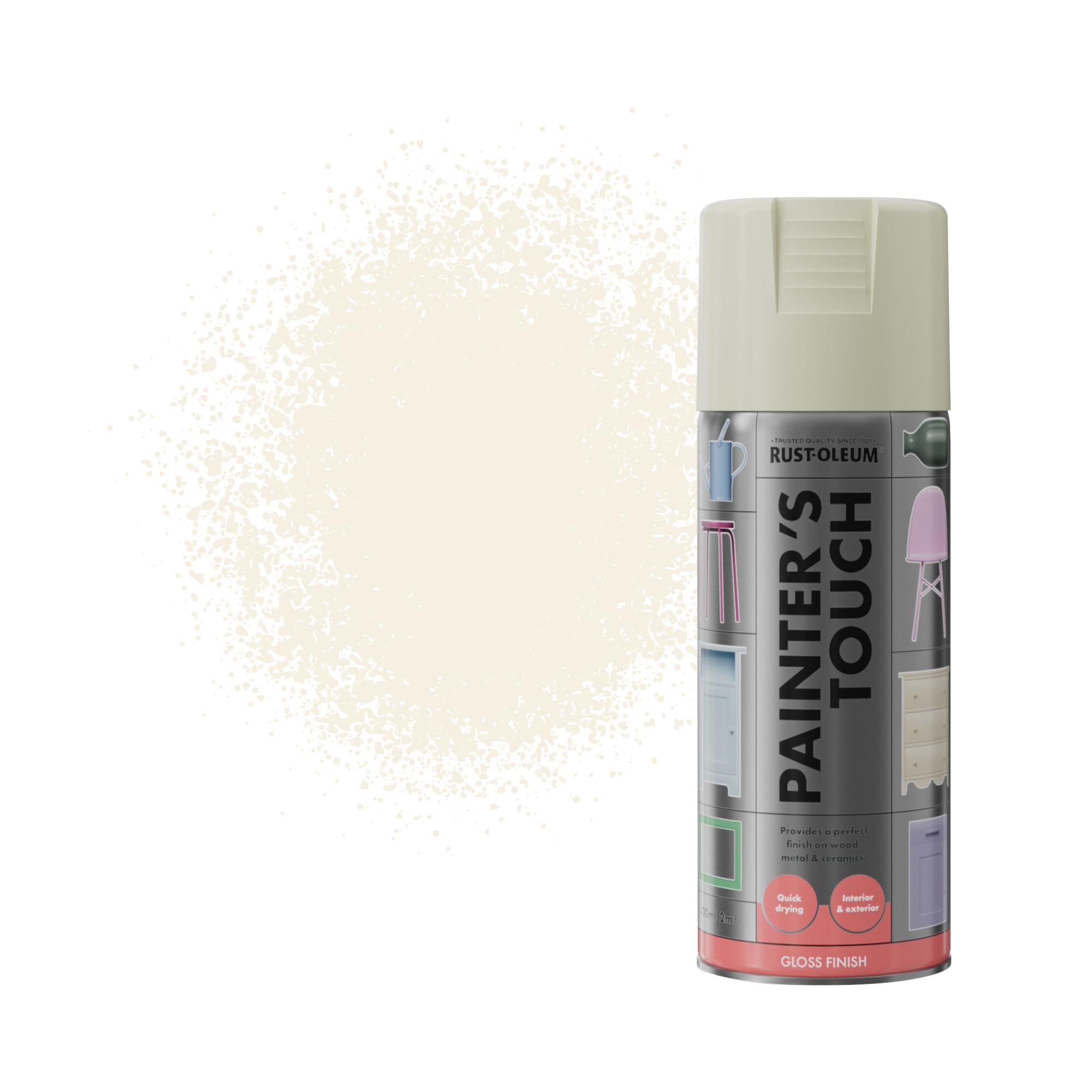 Rust-Oleum AE0040012E8 400ml Painter's Touch Spray Paint - Almond Gloss