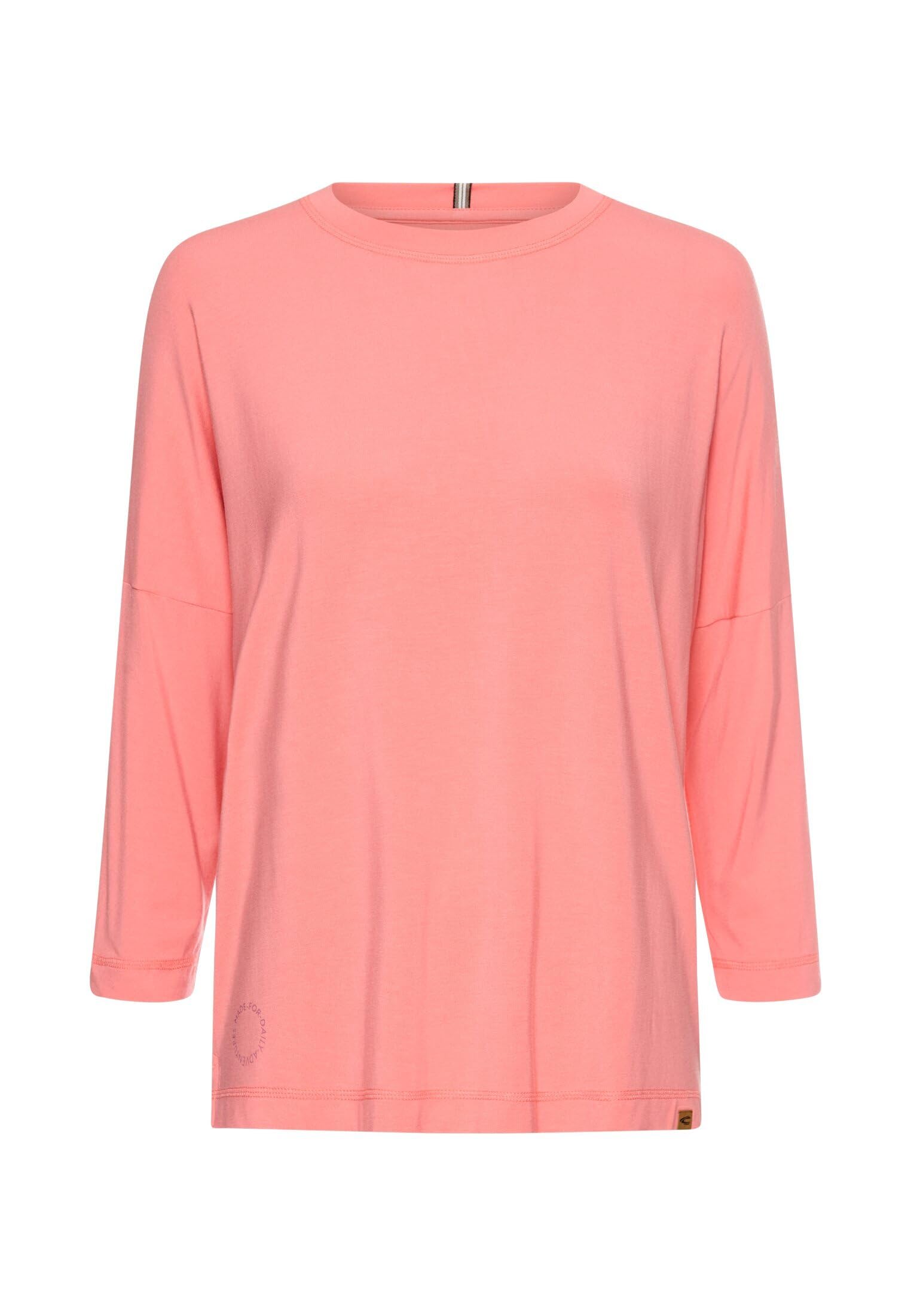 camel active Damen Langarmshirt mit Rundhalsausschnitt