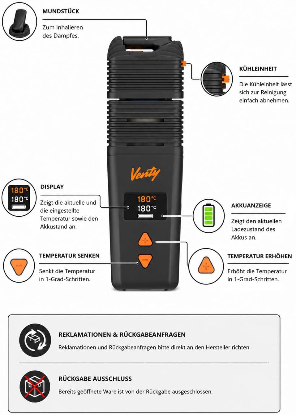 Storz & Bickel Venty Vaporizer 2026 USB-C, S&Bs leistungsstärkster Verdampfer