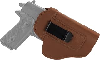 IWB Leather Holster for Men/Women- Holster for Glock 19,17,23,32 and Similar Sized Handguns